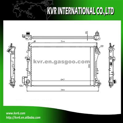 HIGH PERFORMANCE AUTO RADIATOR FOR OPEL OEM 1300244 24418338