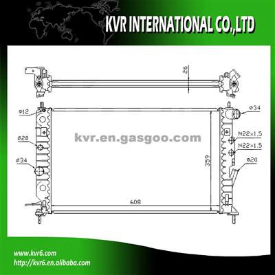 AUTO COOLING RADIATOR FOR OPEL OEM 1300181