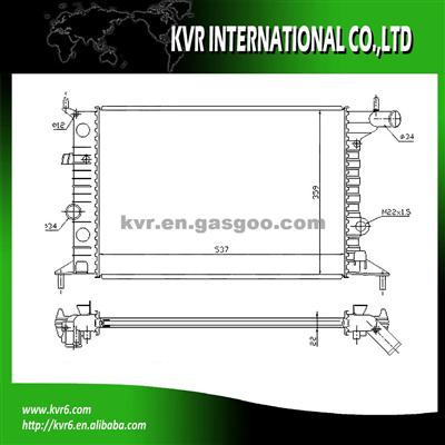 COMPLETE RADIATOR FOR OPEL OEM 90499822 90528302