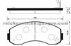 KIA K2500/K2700 Brake Pad SP1056