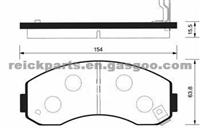 KIA K2500/K2700 Brake Pad SP1056