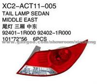 Xiecheng Replacement For ACCENT SOLARIS 2011 Tail Lamp