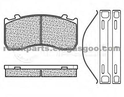 Mercedes Benz ATEGO Brake Pad 151404-066