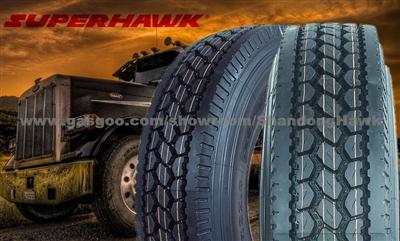 SUPERHAWK Brand Low Profile 295/75r22.5 Radial Truck Tire