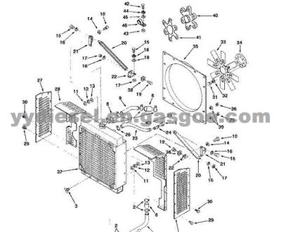 Radiator Support 3000256 For Cummins NT855 NH Engine