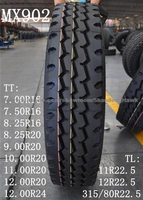 GCC Certified SUPERHAWK Brand 315/80r22.5 Tire 12.00r24 Tire