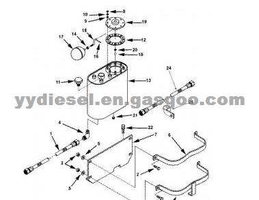 Fuel Tank Bracket 3000279 For Cummins N855 N14 Celect Engine