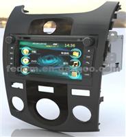 Car Dvd Player Car Stereo Gps For Kia Cerato Forte , Car Accessories For Kia Cerato Forte With Bluetooth Ipod