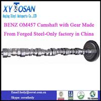 Forged Steel Engine Camshaft With GEAR For BENZ OM457