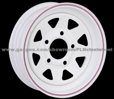 Steel Trailer Wheel 14*6 8spoke 5*114.3 PCD