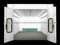 Ceiling Filter Auto Spraying Rooms, Customized Side Draft Paint Booth
