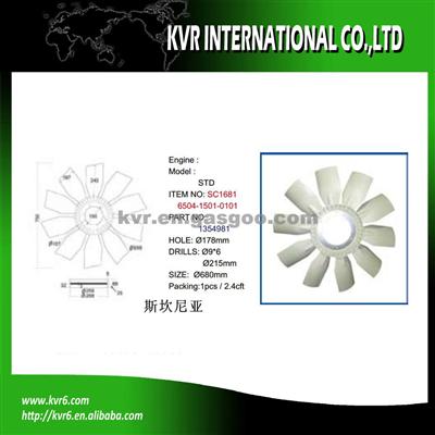 Scania Heavy-Duty Engine Fan Blades OEM 1354981