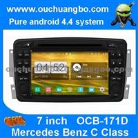 Ouchuangbo 1024*600 Dvd Stereo Gps Navi Kit Mercedes W203 Android 4.4 OS Support 4 Core BT Buil In WIFI