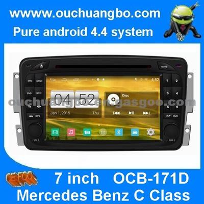 Ouchuangbo 1024*600 Dvd Stereo Gps Navi Kit Mercedes W203 Android 4.4 OS Support 4 Core BT Buil In WIFI
