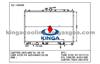 Auto Radiator For Mitsubishi OUTLAND'01-05 AT