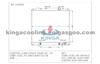 Aluminum Automotive Radiator For Mitsubishi Space Gear
