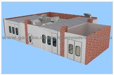 Large Spray Booth With Diesel Heating Energy