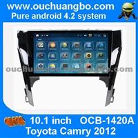 Ouchuangbo Toyota Camry 2012 10.1 Inch Big Screen Auotoradio DVD Gps Stereo Android 4.2 OS