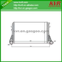 Aluminium Alloy Universal Intercooler Suitable For VOLKSWAGEN OEM 3AA.145.805 A