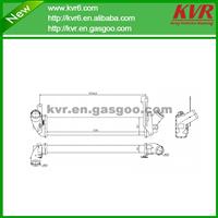 Charge Air Cooler Suitable For NISSAN/RENAULT OEM 82 00 221 885