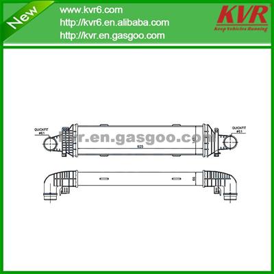 Bar Charge Air Cooler Suitable For BENZ OEM 204 500 02 00