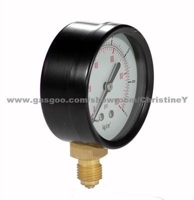 Black Steel Case Dry Pressure Gauge 114type
