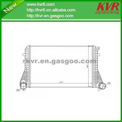 Aluminum Bar-Plate Charge Air Cooler Suitable For SEAT/VOLKSWAGEN OEM 3C0.145.805. AD