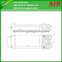 Universal Full Aluminium Turbo Intercooler Suitable For PEUGEOT OEM 1440.C0