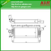 All Aluminium Charge Air Cooler Suitable For NISSAN OEM 14461-EB360