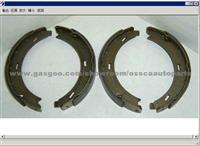 BRAKE SHOE SET WITH LININGS,REAR,164×24MM