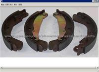 BRAKE SHOE SET WITH LININGS,REAR,200×29MM