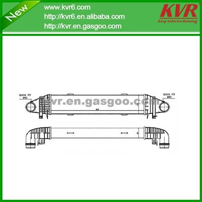 Cheap Aluminum Intercooler Suitable For MERCEDES OEM 204 500 00 00