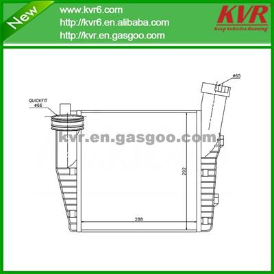 BRAND NEW Charge Air Cooler Suitable For VOLKSWAGEN/PORSCHE OEM 7L0.145.804 A