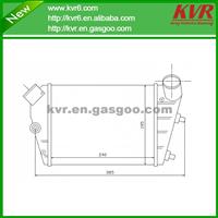 High Performance All Aluminum Intercooler Suitable For LANCIA OEM 46444726
