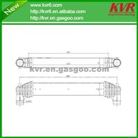 High Performance All Aluminum Charge Air Cooler Suitable For FORD/SEAT/VOLKSWAGEN OEM 95VW9L440AA