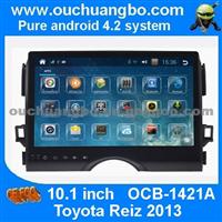 Ouchauangbo Toyota Reiz 2013 Android 4.2 Autoradio DVD GPS Stereo Support 1024*600 Swc 4 Core