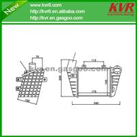 Aluminum Bar-Plate Charge Air Cooler Suitable For VOLKSWAGEN OEM 467795320