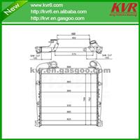 Intercooler Suitable For SCANIA TRUCKS OEM 1769483/1790041