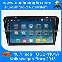 Ouchuangbo Android 4.2 Volkswagen Bora 2013 DVD Radio Head Unith 4 Core Canbus BT