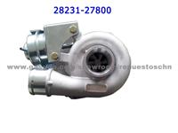 Turbocharger For Hyundai Santa Fe 2.2 Crdi, Engine: D4EB, OEM: 28231-27800