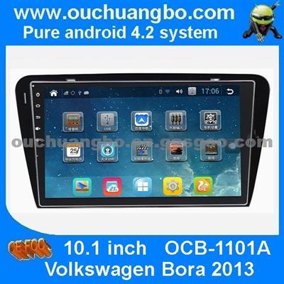 Ouchuangbo Android 4.2 Volkswagen Bora 2013 DVD Radio Head Unith 4 Core Canbus BT