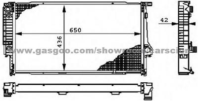 Radiator For BMW 5 E34 525tds,OE 2244346