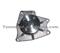 ME993473 4M40 Excavator Electric Water Pump For E307B SH60 - img1