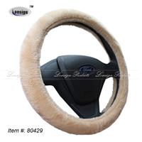 Plush Fur Steering Wheel Cover LS80429