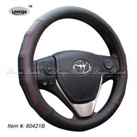 Custom Car Steering Wheel Cover LS80421BLK