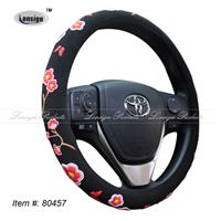 Steering Wheel Cover Flower LS80457