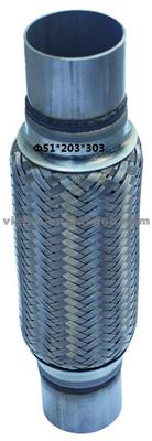 Exhaust Flexible Pipe With Nipple Cap Ф51*203*303mm