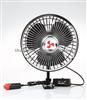 6 Inch / 8 Inch Full-Seal Guard 12V / 24V Auto Cooling Fan Oscillating Car Fan DC Screw Mounting Fan Plastic Back Guard