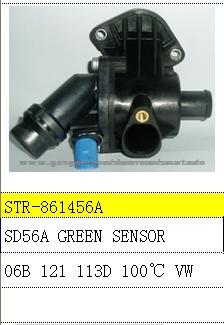 VW Thermostat And Thermostat Housing 06B121113D