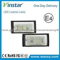 BMW E46 2D LED License Lamp E46 LED Number Plate Light